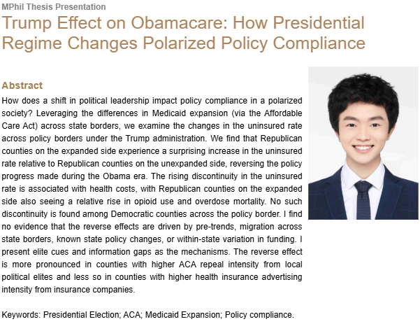 Trump Effect on Obamacare: How Presidential Regime Changes Polarized Policy Compliance