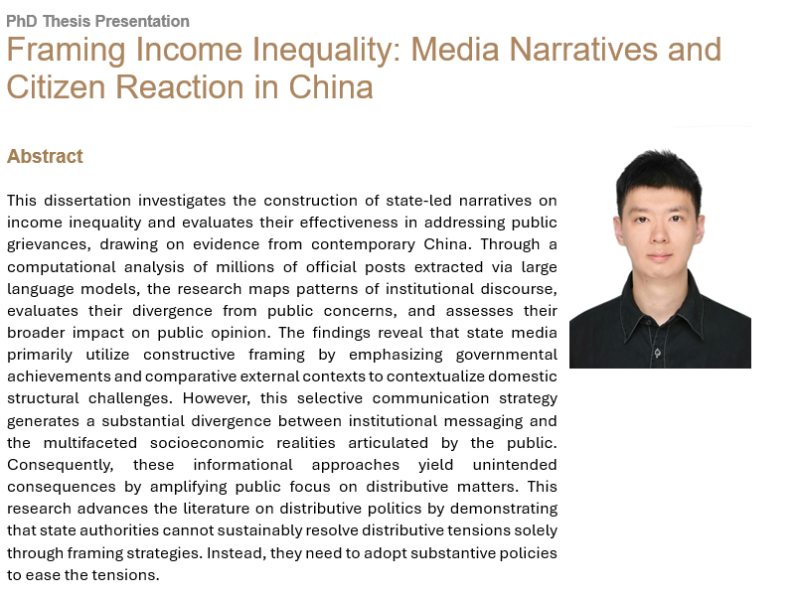 Framing Income Inequality: Media Narratives and Citizen Reaction in China