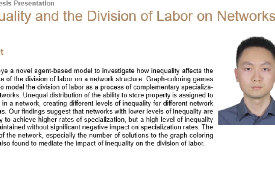 Inequality and the Division of Labor on Networks 