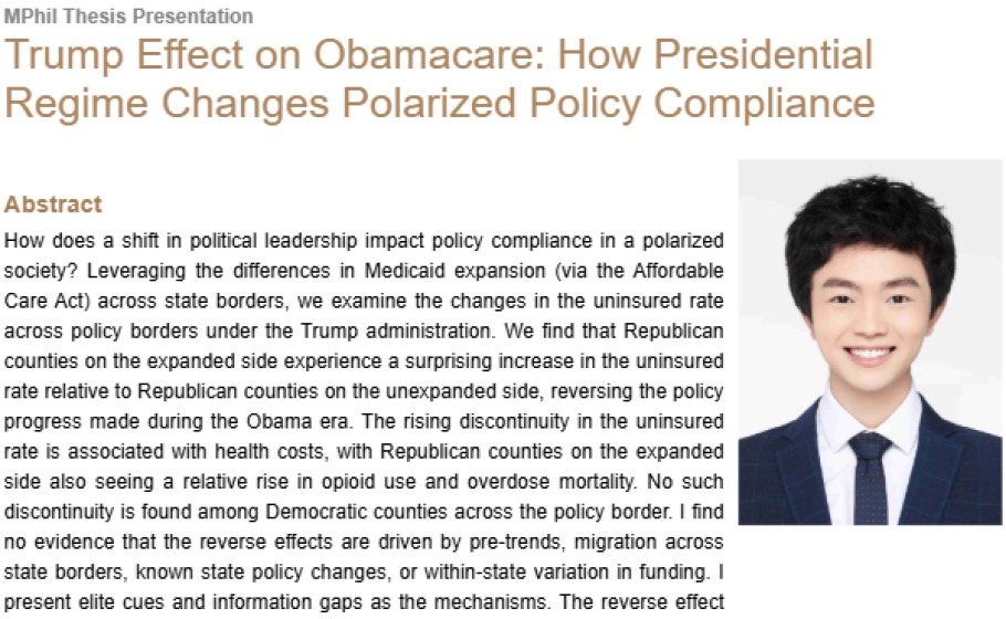 Trump Effect on Obamacare: How Presidential Regime Changes Polarized Policy Compliance