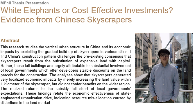 White Elephants Or Cost Effective Investments Evidence From Chinese Skyscrapers Division Of Social Science Hkust
